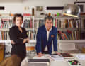 Kreatives Duo: Patricia Viel und Antonio Citterio in den Räumen ihres gemeinsamen  Büros in Mailand.