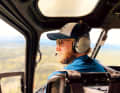 Jimmy Carroll von Pelorus Travel im Heli