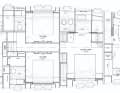 Lower deck: This layout shows the fixed fourth cabin. Alternatively, Sanlorenzo has realised a lounge here - with or without a bed option.