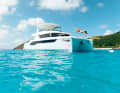 Motor yachts, sailing yachts and catamarans are part of The Mooring's fleet.