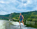 Enjoying sport: Patric Polch loves water sports in all its facets.