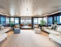 The interior is classic and neutral, with Indonesian influences.