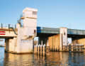 Pont endommagé à Uitwellingerga en Frise.