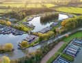 The floating village: Calcutt Marina on the Grand Union Canal.