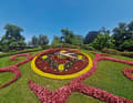 Die Blumenuhr im Englischen Garten ist eine der meistfotografierten Attraktionen der Schweiz.