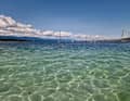 Lake Geneva has excellent water quality and is known for its clear, slightly greenish water.