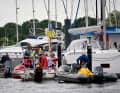Especially when several boats want to refuel at the same time, things can get hectic at the yacht refuelling station in Strande.