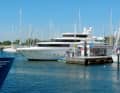 Boats of a special kind dock here time and again. These include large luxury yachts, naval vessels and other workboats.