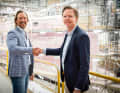 Der neue Eigentümer Laurens Last und CEO Niels Vaessen.