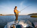 The motorboat is the perfect starting point for fishing:  Flexible in use and practical for equipment and prey.