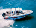 The new RIB from Zodiac.  There is definitely enough space on the boat, whether in the stern or foredeck area.