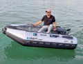 The new Q models from EZ-Raft have a cockpit like conventional dinghies.