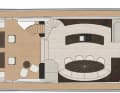 Raised: On both sides of the aft base flap there is cleverly integrated storage space, for example for smaller toys.
