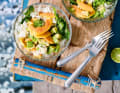Papaya and avocado salad