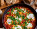 Shakshuka is the breakfast classic from Israel. One pan is all you need to prepare it.