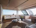 Levels: View of the beach club from the lower lounge. Architectural icon Adolf Loos provided the inspiration for the split-level design.