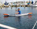 Inflatable kayak.