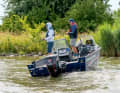 Wer ein Areal mehrfach sauber in der Drift befischt, ...