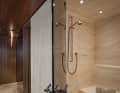 ... The hull door opens onto the massage room on the port side.