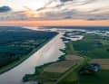 Kampen an der IJssel bietet Vielfalt vom Flusslauf bis hin zu weiten Wasserflächen.