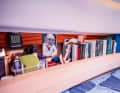A photograph of her late husband and plenty of books to pass the time.