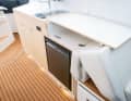 ... thereby increasing the worktop space in the galley.