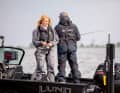 Anni Heppners Weg zum Bootsangeln zeigt: ...