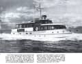 Zwei General-Motors-Dieselmotoren trieben das Schiff ursprünglich an.