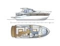 Illustration der Bavaria Sport 330 HT