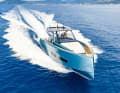 The Pardo 43 was redesigned and presented at the Cannes Yachting Festival 2025.