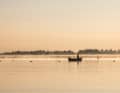 Getting up early is not only worthwhile for the fisherman on the Stadil Fjord: a dreamlike atmosphere on the small freshwater idyll