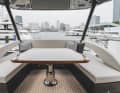 More space: The flybridge is larger than on the previous model, which benefits the lounge in particular.
