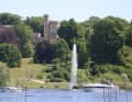 Schloss Babelsberg auf dem östlichen Havelufer.
