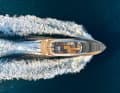 A bird's eye view of the boat