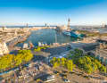 There are two harbours in the Port de Barcelona ...