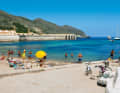 Relaxed: Beach on Favignana, the largest of the Egadi islands