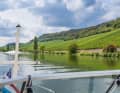 Auf dem Weg nach Frankreich wechseln sich an den Moselhängen Wälder und Weinberge ab. | Dieter Wanke