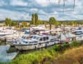 The large marina at Schwebsange is the only place to moor on the banks of the Moselle in the Grand Duchy of Luxembourg. | Dieter Wanke