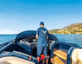 The helm station leaves nothing to be desired in terms of technology and ergonomics