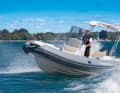 The Capelli also feels very comfortable in rough seas. At speed, the hull dives softly into the waves and conveys safety