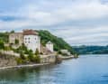Die Promenade in Passau