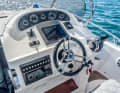 The control stand is clearly laid out and has enough space for additional accessories