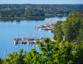 Jetties near Ryn on Jezioro Tałty