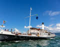 The paddle steamer "Hohentwiel", which was launched in 1913, is now in charter service
