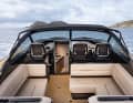 Situational shade: a folding bimini protects you from too much sunlight