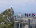 Viewing platform on the rock
