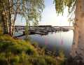 Törehamn marina at the northern end of the Baltic Sea