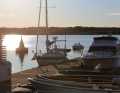Late summer evening in Törehamn: the Arctic Circle is not far away