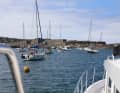 Ankunft in Braye Harbour.