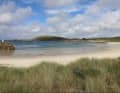 The beach at Braye Harbour.